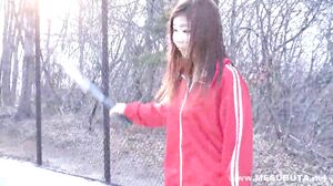 m - Kaoru Miura - Tennis player gets cock