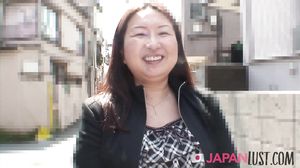 Japan Lust Gold - Big tits Japanese's granny takes POV