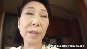 Japanese Stepmom Caught Masturbate By Not Stepson